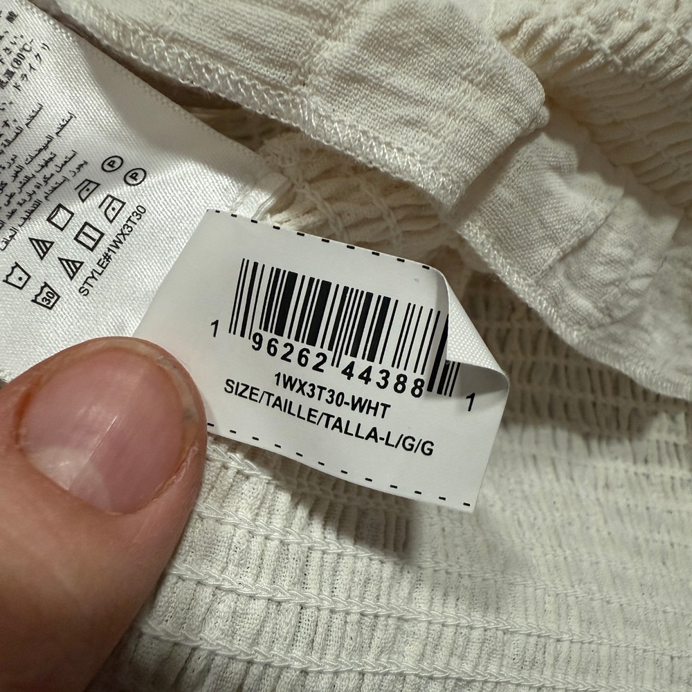 Bcbgeneration Top Womens Large White Button Ruffl… - image 8